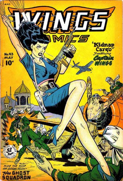 Cover for Wings Comics (Fiction House, 1940 series) #93