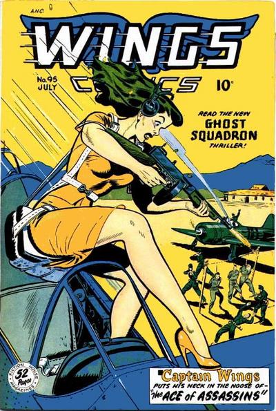 Cover for Wings Comics (Fiction House, 1940 series) #95