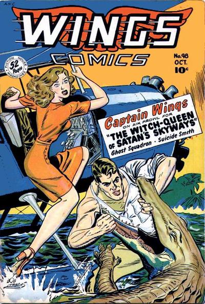 Cover for Wings Comics (Fiction House, 1940 series) #98