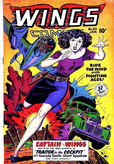 Cover for Wings Comics (Fiction House, 1940 series) #101