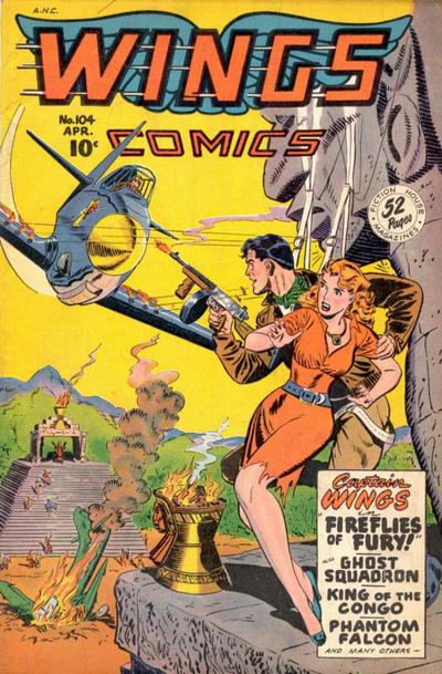 Cover for Wings Comics (Fiction House, 1940 series) #104