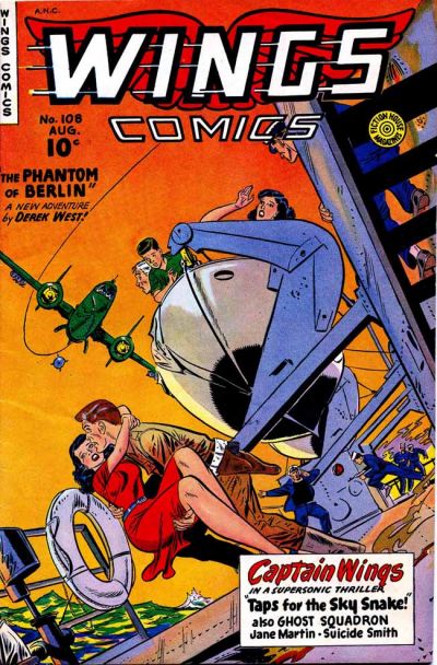 Cover for Wings Comics (Fiction House, 1940 series) #108