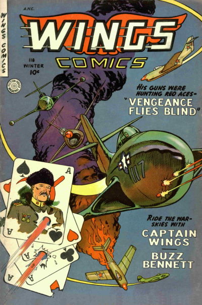 Cover for Wings Comics (Fiction House, 1940 series) #118