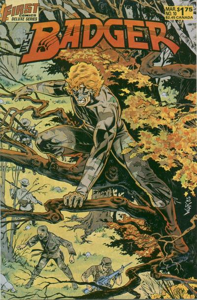 Cover for The Badger (First, 1985 series) #10