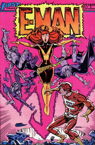 Cover for E-Man (First, 1983 series) #3
