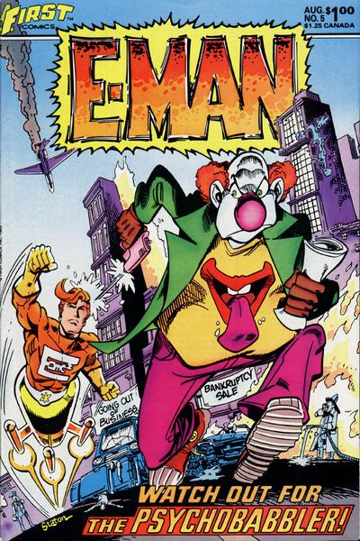 Cover for E-Man (First, 1983 series) #5