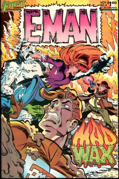 Cover for E-Man (First, 1983 series) #8