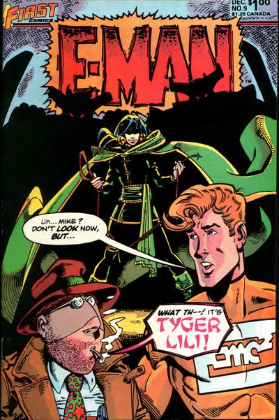Cover for E-Man (First, 1983 series) #9