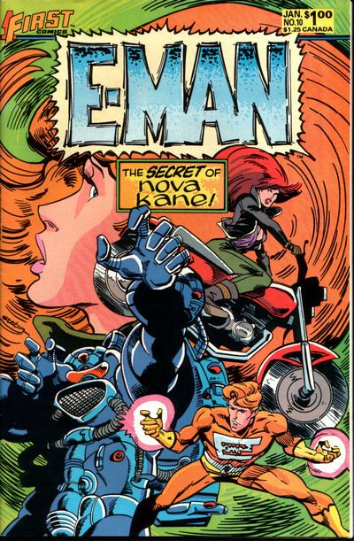 Cover for E-Man (First, 1983 series) #10