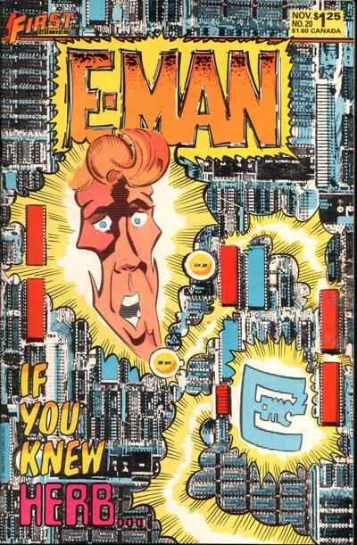 Cover for E-Man (First, 1983 series) #20