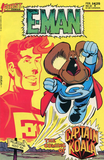 Cover for E-Man (First, 1983 series) #22