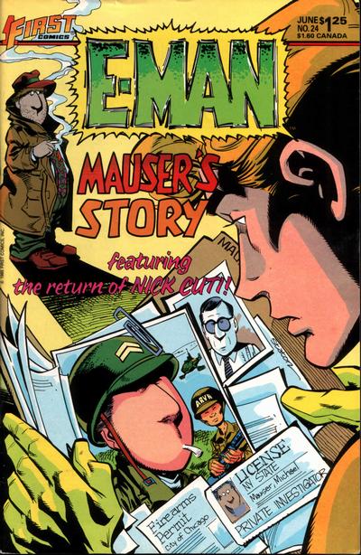 Cover for E-Man (First, 1983 series) #24
