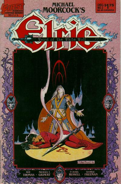 Cover for Elric: The Weird of the White Wolf (First, 1986 series) #2