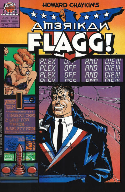 Cover for Howard Chaykin's American Flagg (First, 1988 series) #2