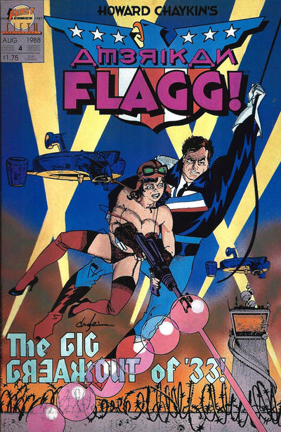 Cover for Howard Chaykin's American Flagg (First, 1988 series) #4