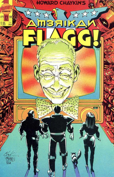 Cover for Howard Chaykin's American Flagg (First, 1988 series) #12