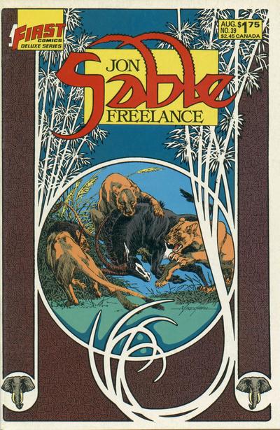 Cover for Jon Sable, Freelance (First, 1983 series) #39