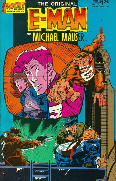 Cover for The Original E-Man and Michael Mauser (First, 1985 series) #5