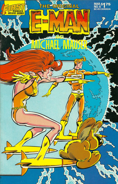 Cover for The Original E-Man and Michael Mauser (First, 1985 series) #6