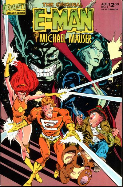Cover for The Original E-Man and Michael Mauser (First, 1985 series) #7