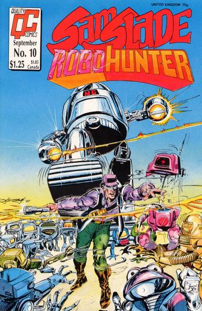 Cover for Sam Slade, RoboHunter (Fleetway/Quality, 1987 series) #10
