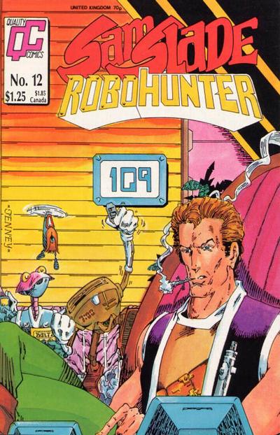 Cover for Sam Slade, RoboHunter (Fleetway/Quality, 1987 series) #12