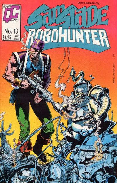 Cover for Sam Slade, RoboHunter (Fleetway/Quality, 1987 series) #13