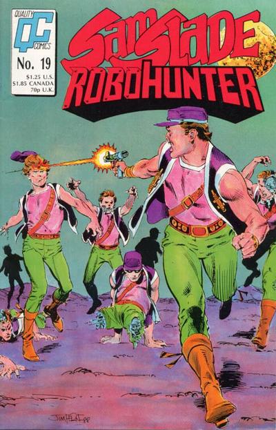Cover for Sam Slade, RoboHunter (Fleetway/Quality, 1987 series) #19 [US]