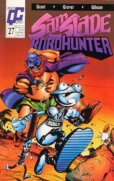 Cover for Sam Slade, RoboHunter (Fleetway/Quality, 1987 series) #27