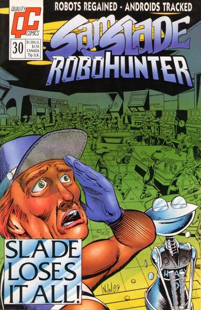 Cover for Sam Slade, RoboHunter (Fleetway/Quality, 1987 series) #30