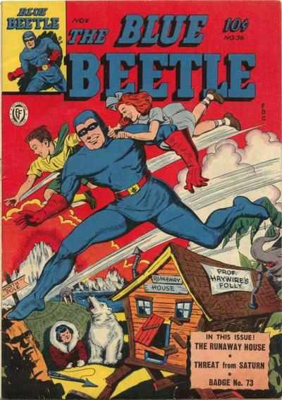 Cover for Blue Beetle (Fox, 1940 series) #36