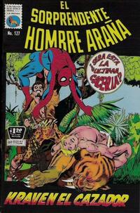 Cover Thumbnail for El Sorprendente Hombre Araña (Editora de Periódicos, S. C. L. "La Prensa", 1963 series) #127