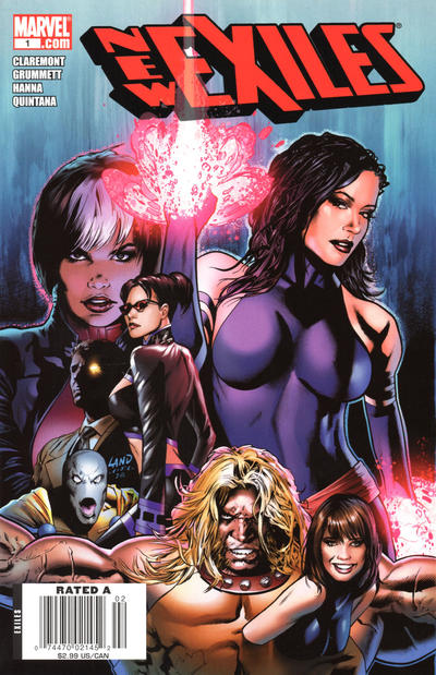 Cover for New Exiles (Marvel, 2008 series) #1 [Newsstand]