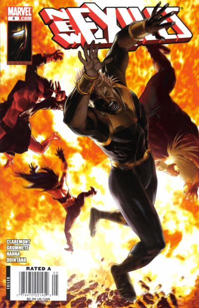 Cover for New Exiles (Marvel, 2008 series) #4 [Newsstand]