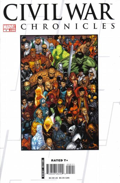 Cover for Civil War Chronicles (Marvel, 2007 series) #5