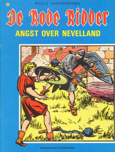 Cover for De Rode Ridder (Standaard Uitgeverij, 1959 series) #32 [zwartwit] - Angst over Nevelland [Herdruk 1978]