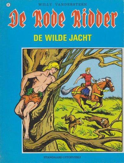 Cover for De Rode Ridder (Standaard Uitgeverij, 1959 series) #37 [zwartwit] - De wilde jacht [Herdruk 1978]