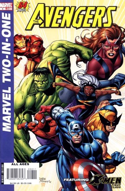 Cover for Marvel Two-in-One (Marvel, 2007 series) #8 [Direct Edition]