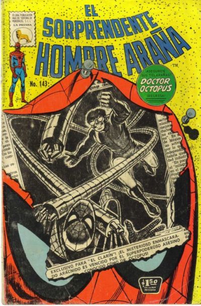 Cover for El Sorprendente Hombre Araña (Editora de Periódicos, S. C. L. "La Prensa", 1963 series) #143