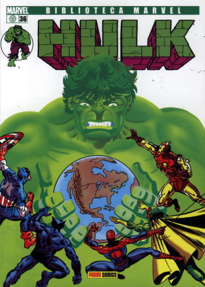 Cover for Biblioteca Marvel: Hulk (Panini España, 2005 series) #36