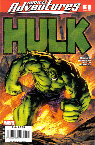 Cover for Marvel Adventures Hulk (Marvel, 2007 series) #1