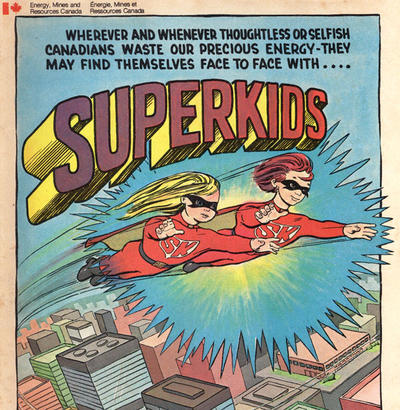 Cover for Superkids (Department of Energy, Mines and Resources; Office of Energy Conservation (Canada), 1976 series) #1