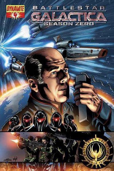 Cover for Battlestar Galactica: Season Zero (Dynamite Entertainment, 2007 series) #4 [Jackson Herbert Cover]