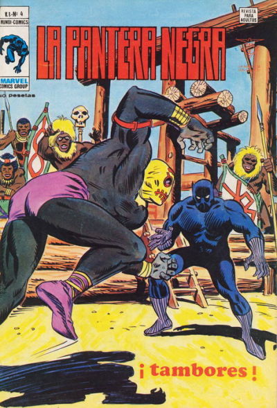Cover for Pantera Negra (Ediciones Vértice, 1978 series) #4
