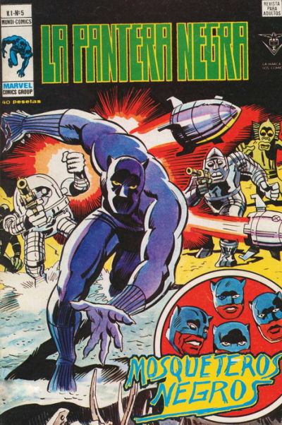 Cover for Pantera Negra (Ediciones Vértice, 1978 series) #5
