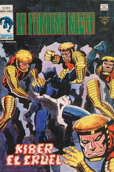 Cover for Pantera Negra (Ediciones Vértice, 1978 series) #6