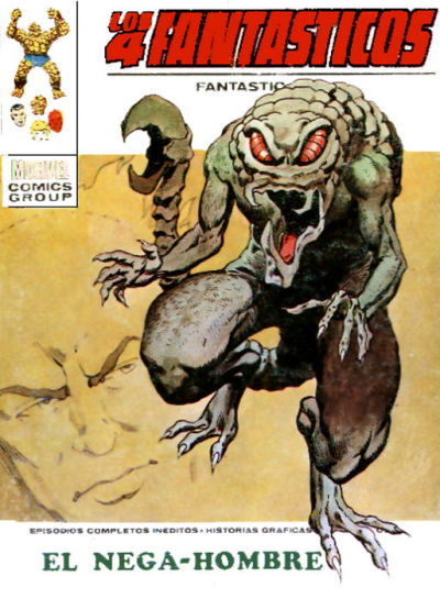 Cover for Los 4 Fantásticos (Ediciones Vértice, 1969 series) #54