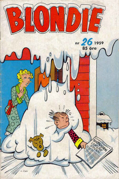 Cover for Blondie (Åhlén & Åkerlunds, 1956 series) #26/1959