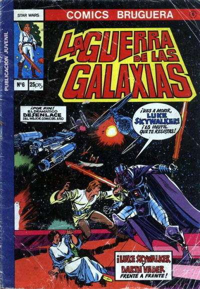 Cover for La Guerra De Las Galaxias (Editorial Bruguera, 1977 series) #6