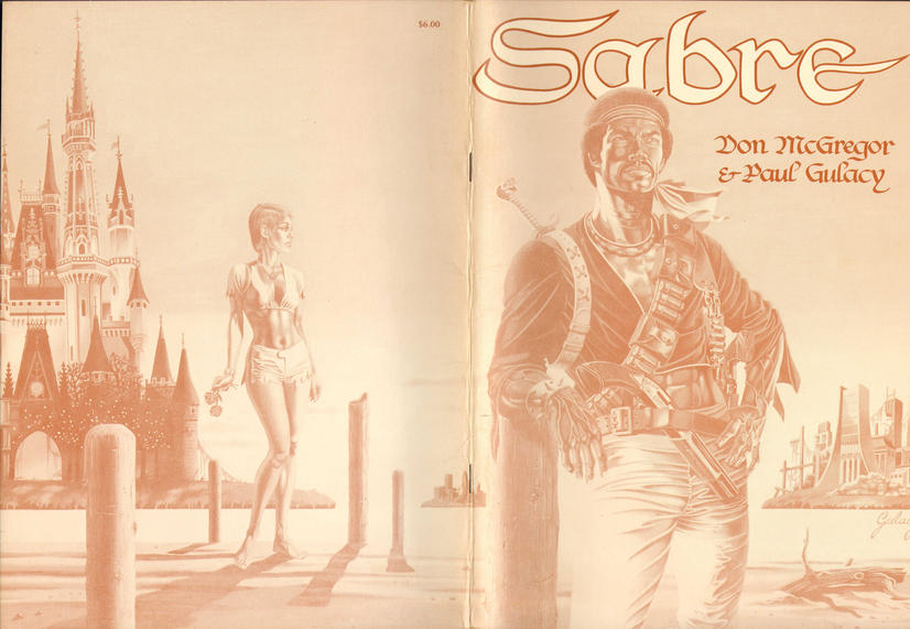 Cover for Sabre (Eclipse, 1978 series) [Second Printing]